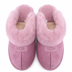 UGG Women's Pink Fluffy Slippers